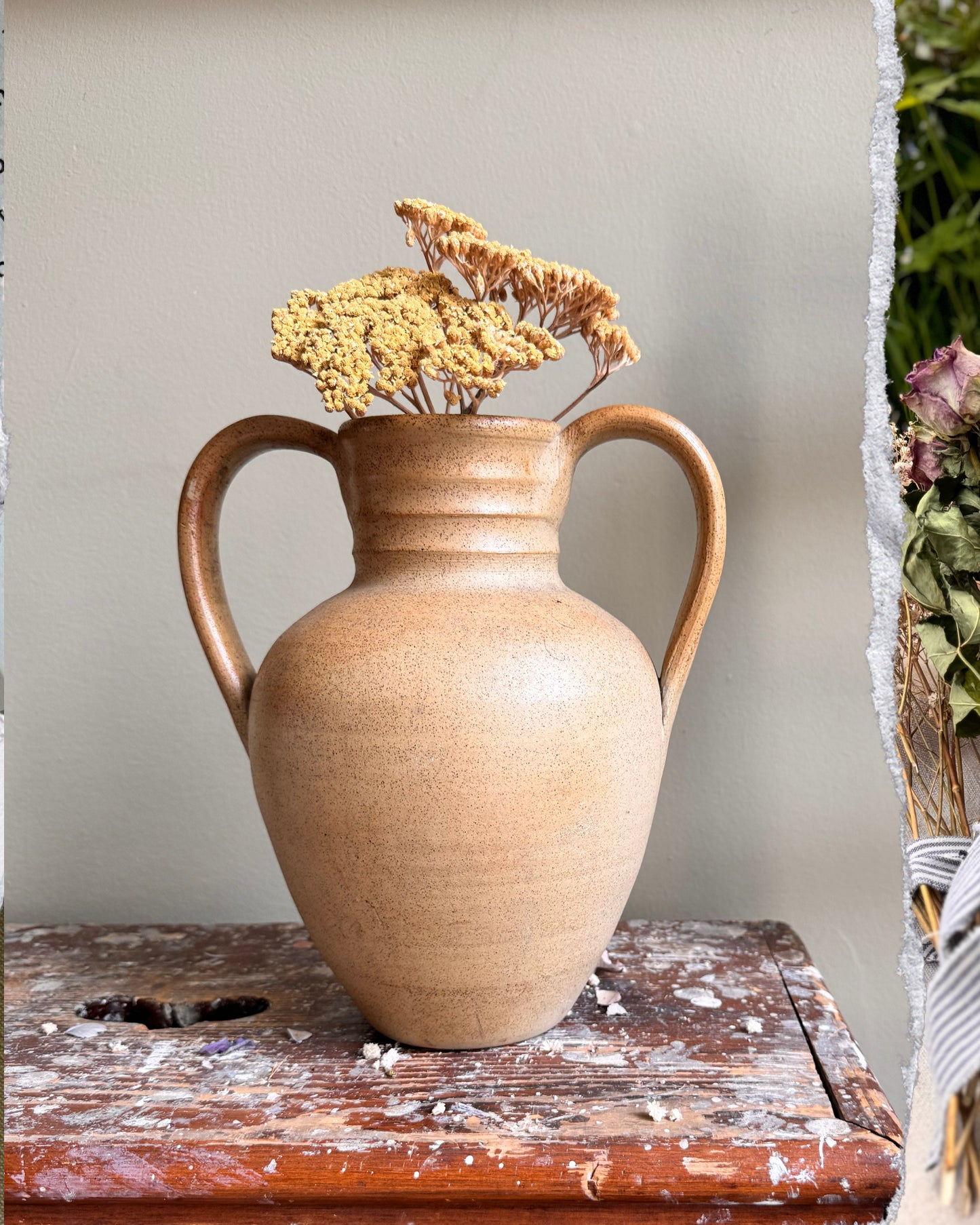 Vintage Hillstonia Ceramic Urn