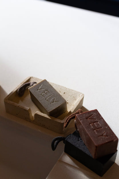 Natural Soap On A Rope | Black Rose with Activated Charcoal