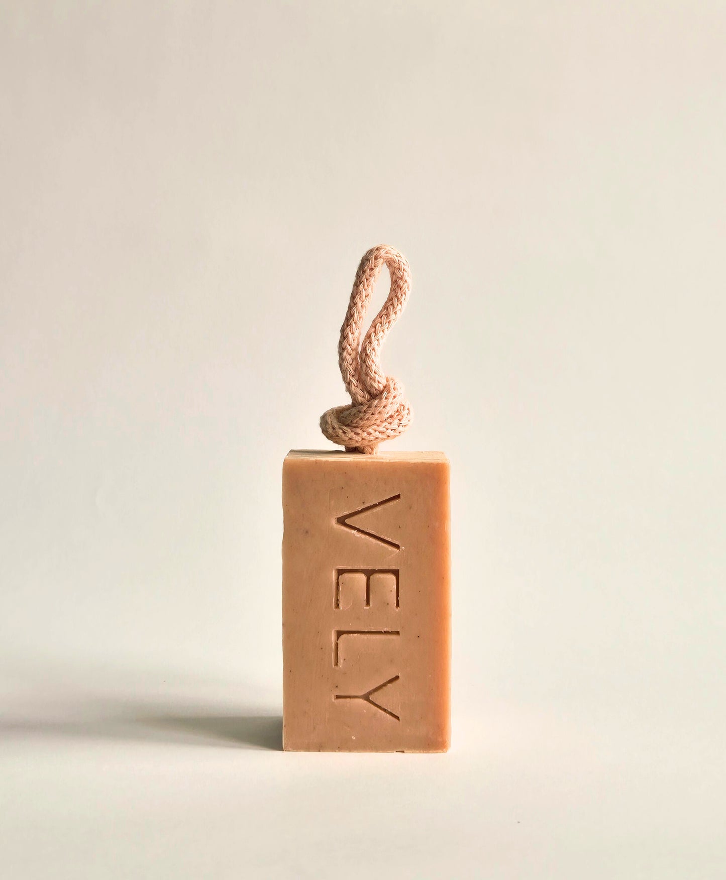 Natural Soap On A Rope | Amélie with French Pink Clay