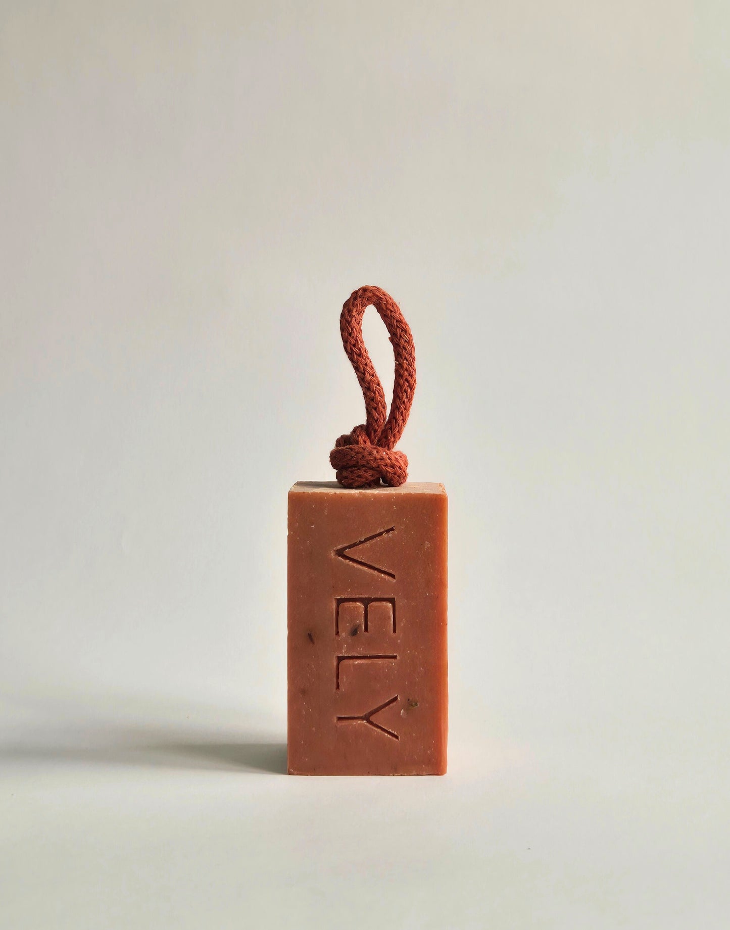 Natural Soap On A Rope | Boudoir with French Red Clay