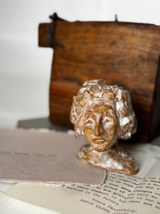 Miniature Ceramic Portrait Bust