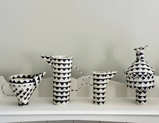 Handmade Paper Vessel by Karen Stephens | Frill Jug