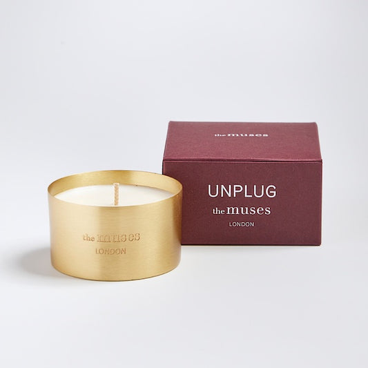 Luxury Hand Poured Candle | Unplug