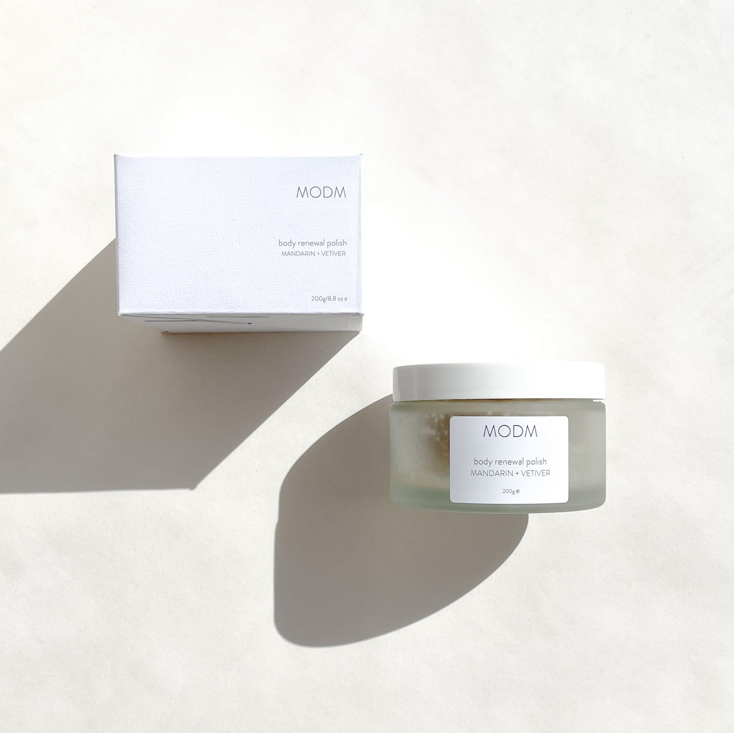 MODM Body Renewal Balm and Body Renewal Polish natural skincare
