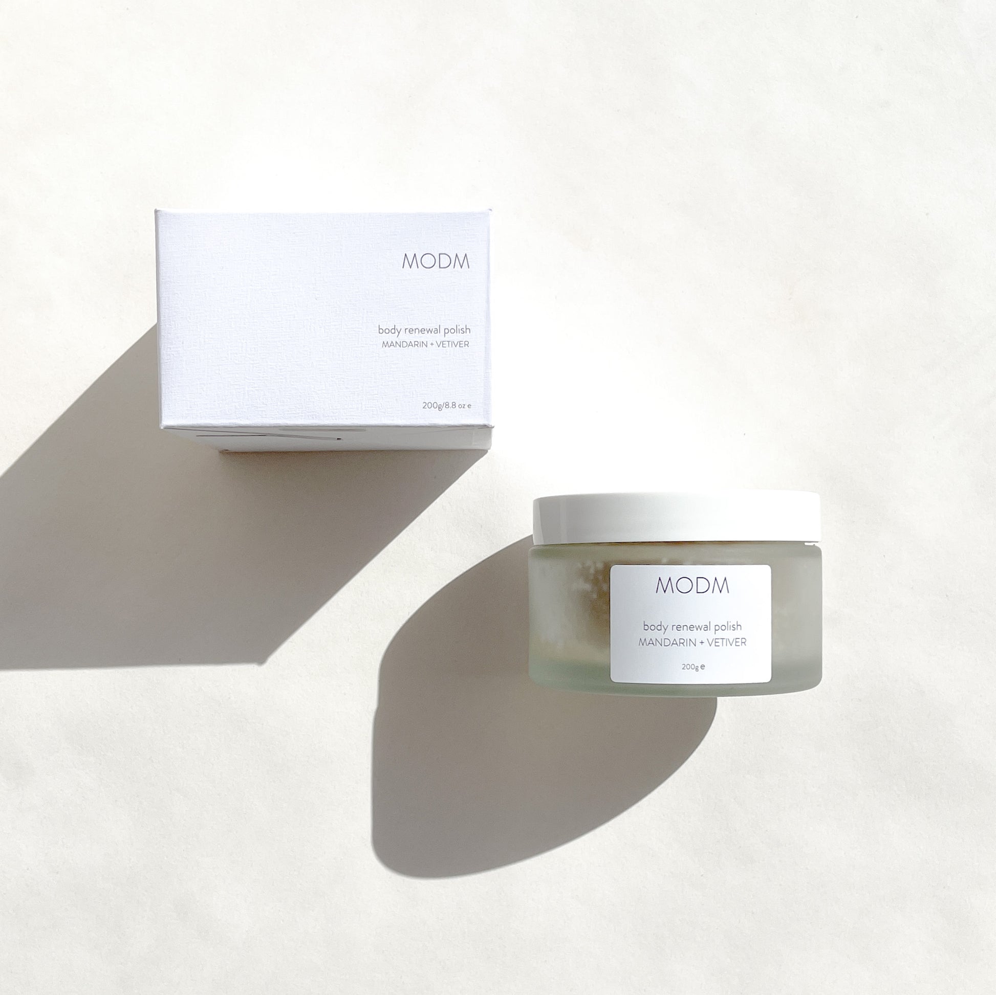 MODM Body Renewal Balm and Body Renewal Polish natural skincare
